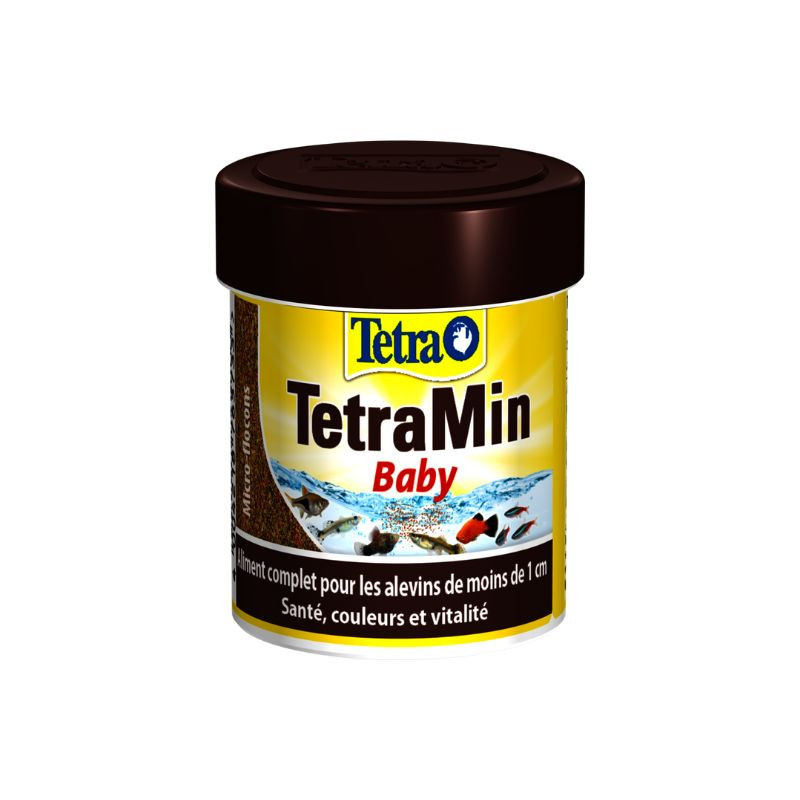 Aliment en micro-flocons Baby pour alevins moins de 1cm 66mL - TETRA - AQN23