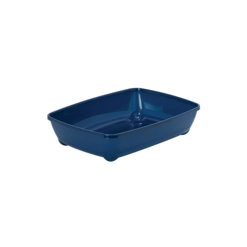 Bac à litière large pour chat Bleu - MODERNA - MOD-C190BLEU