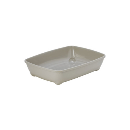 Bac à litière large pour chat Beige - MODERNA - MOD-C190GRIS