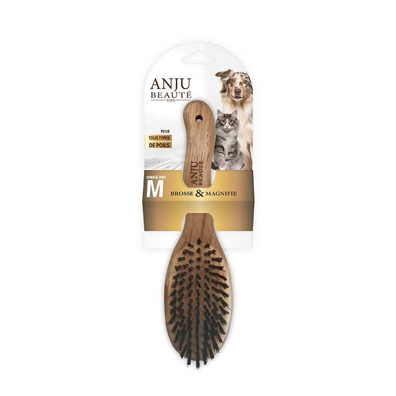 Brosse douce pour chien & chat taille M  - ANJU - ANJC08