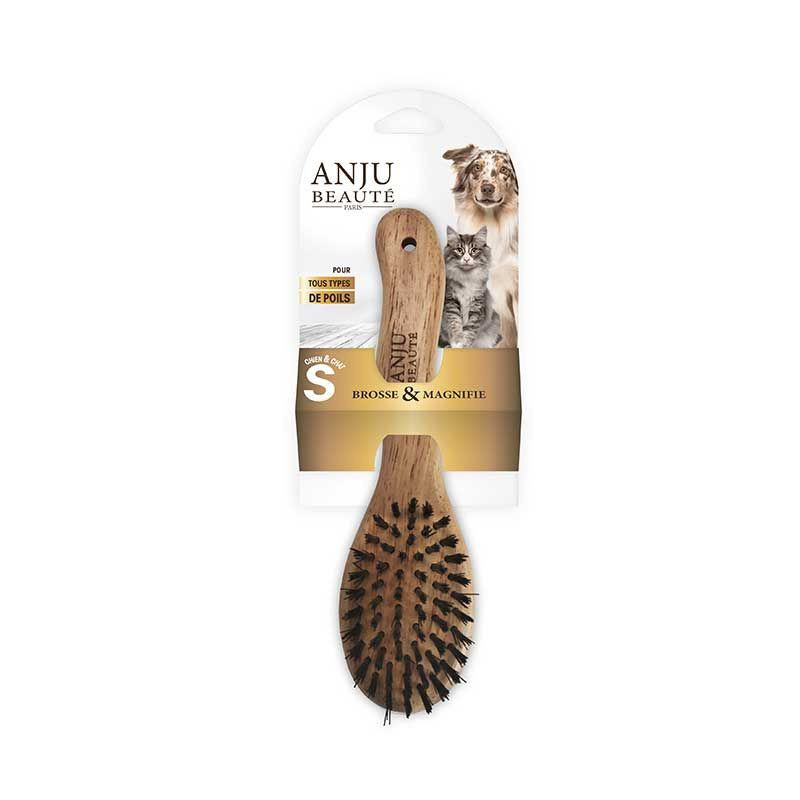Brosse douce pour chien & chat taille S - ANJU - ANJC09