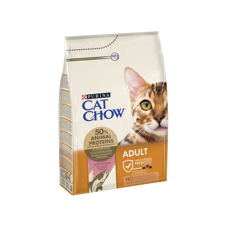 Croquettes pour chat adulte Purina thon & saumon 3Kg - CAT CHOW - WCATCHOWS3