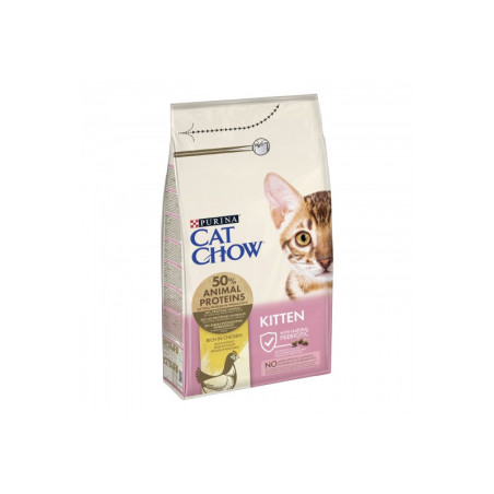 Croquettes pour chaton Purina poulet 1,5Kg - CAT CHOW - WCATCHOWKIT1