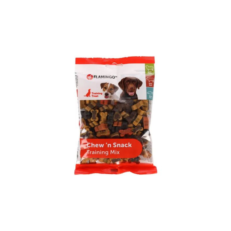 Biscuit pour chien Chew'n Snack avec poulet/agneau & poisson 150g - FLAMINGO - FLA501543