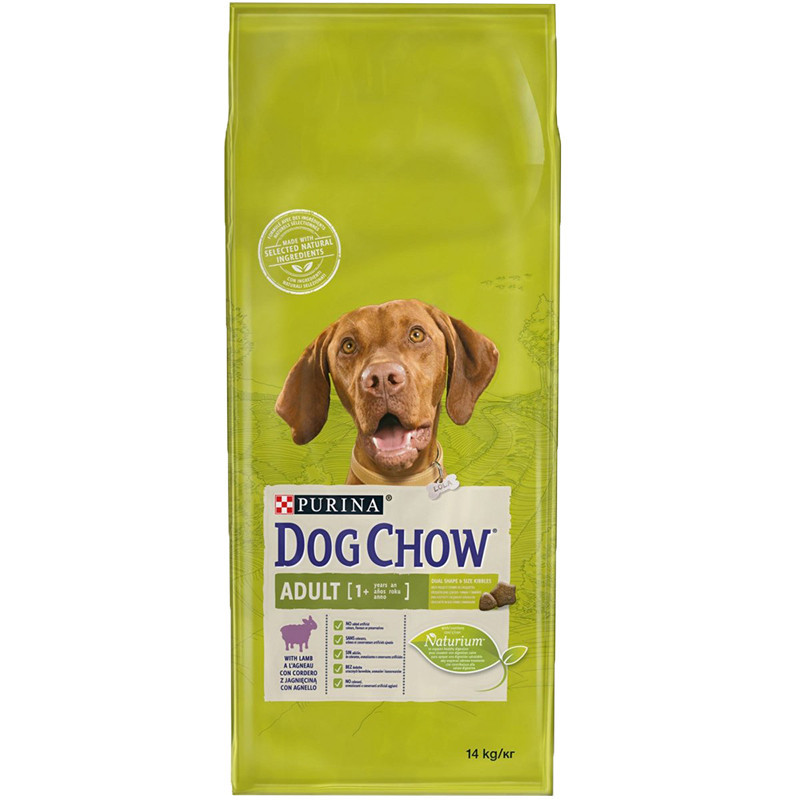Croquettes pour chien adulte Dog Chow Agneau 14 kg - PURINA - WCHOWAL14