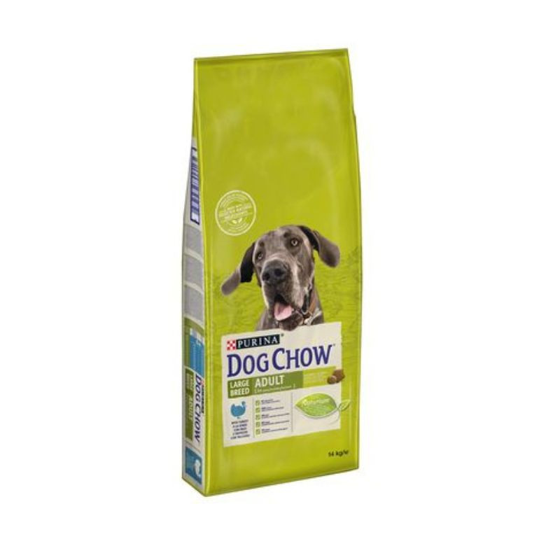 Croquettes pour chien adulte large Dog Chow Dinde 14kg - PURINA - WCHOWADLB14