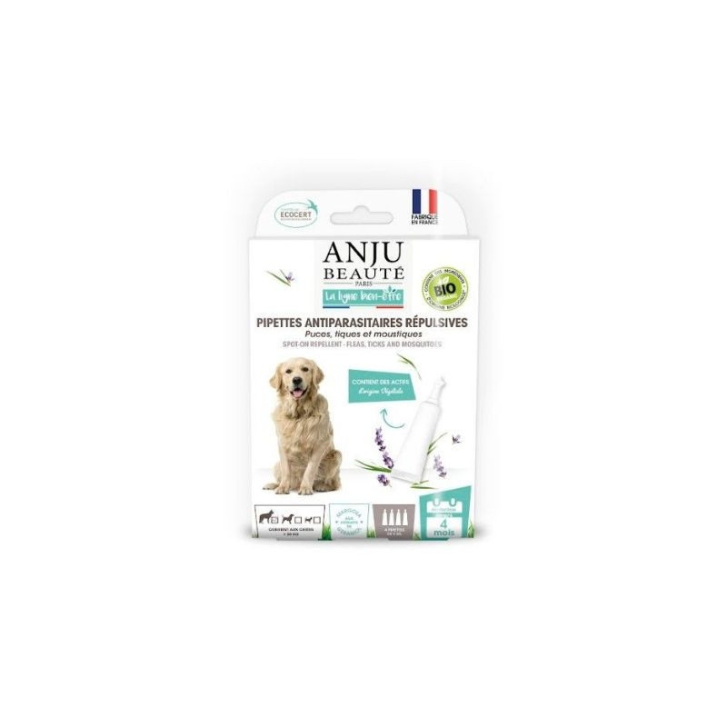 Pipette insectifuge pour chien très grand bio - ANJU - ANJB37B
