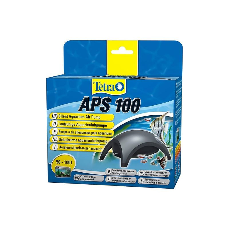 Pompe à air APS 100 pour aquarium 100L/h Noir - TETRA TECH - AQC833