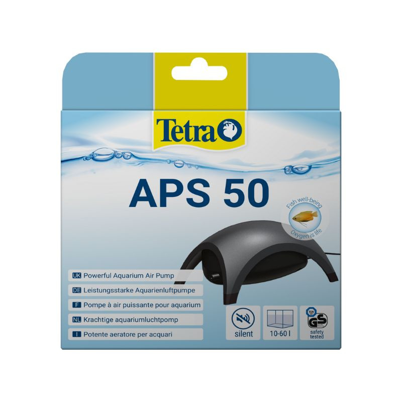 Pompe à air APS 50 pour aquarium 50L/h Noir - TETRA TECH - AQC826