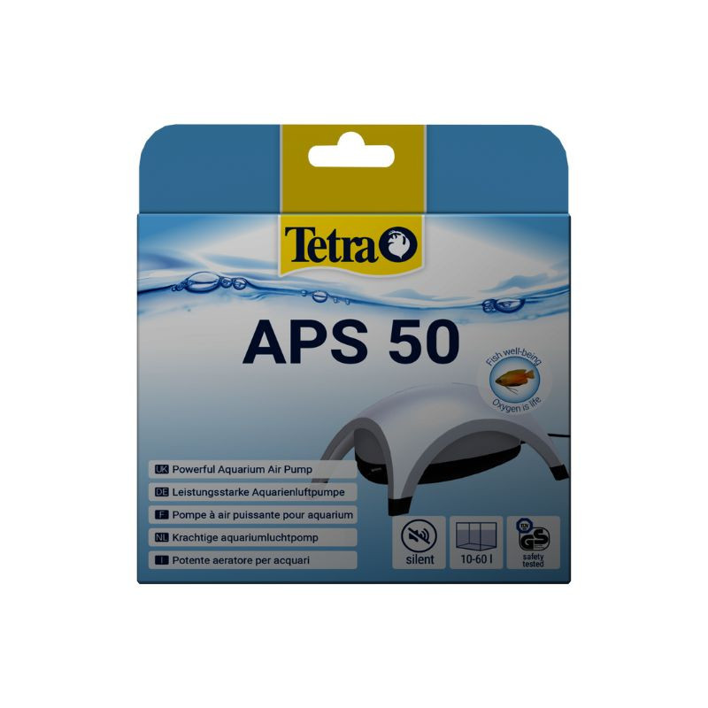 Pompe à air APS 50 pour aquarium 50L/h Blanc - TETRA TECH - AQC825