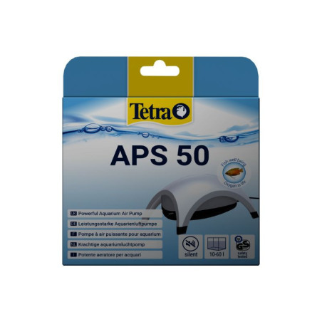 Pompe à air APS 50 pour aquarium 50L/h Blanc - TETRA TECH - AQC825