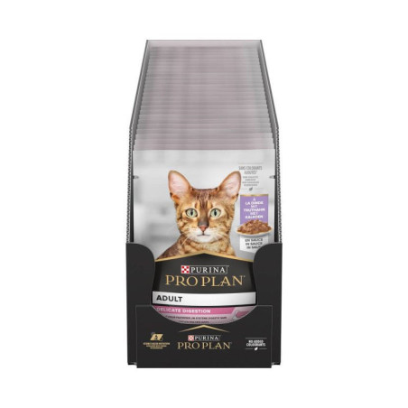 Pâtée pour chat adulte Delicate Digestion Nutrisavour dinde 85g - PRO PLAN - WCATDELIGIG85