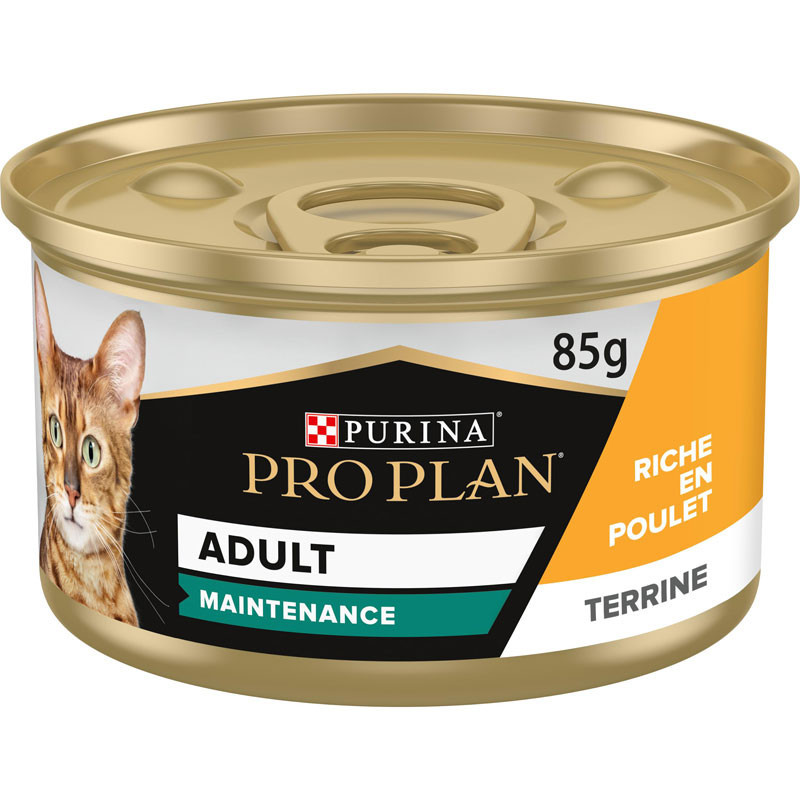 Pâtée pour chat adulte poulet 85grs x24 - PRO PLAN - WCATADULT85