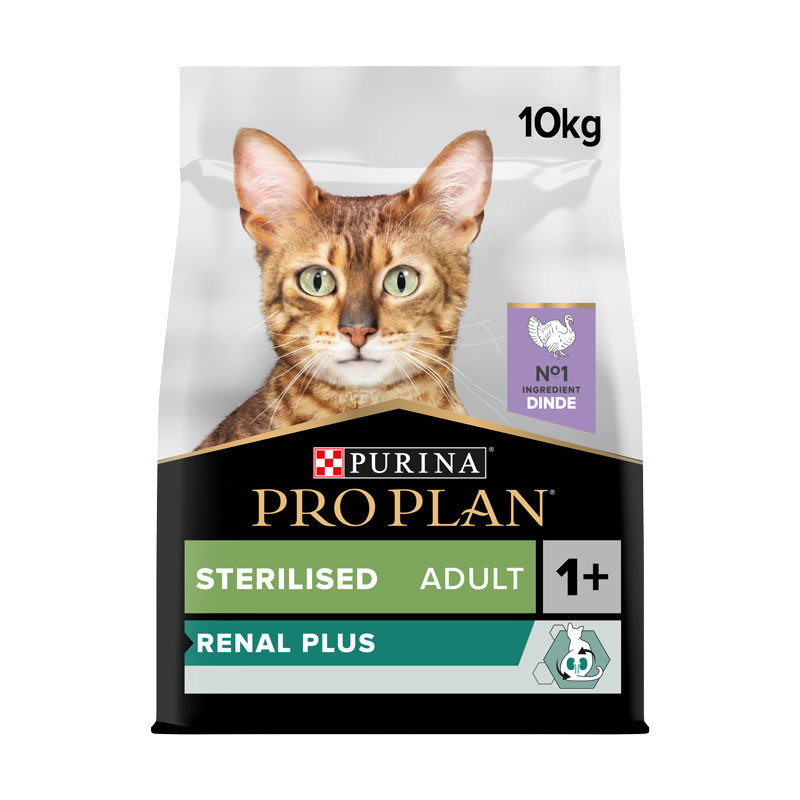 Croquettes chat adulte stérilisé dinde 10kgs - PRO PLAN - WCATSTERIL10