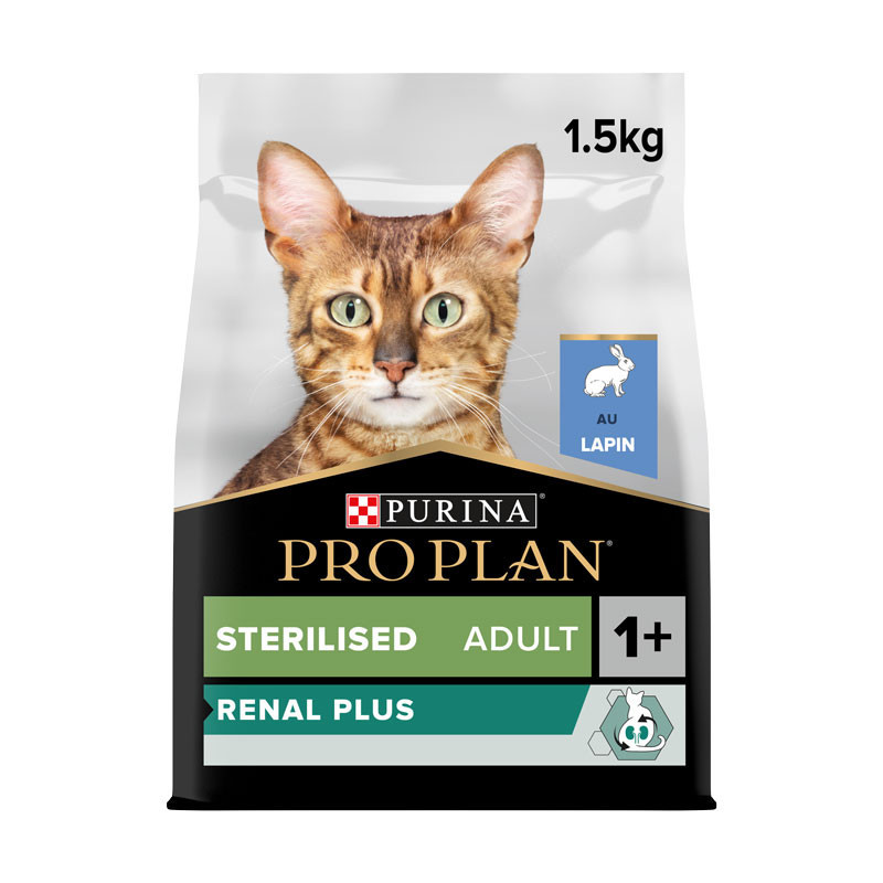 Croquettes chat adulte stérilisé lapin 1,5kgs - PRO PLAN - WCATSTERILLA1