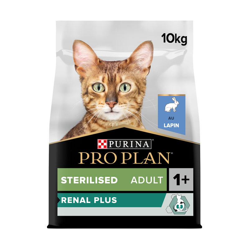 Croquettes chat adulte stérilisé lapin 10kgs - PRO PLAN - WCATSTERILLA10