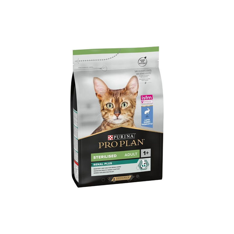Croquettes chat adulte stérilisé lapin 3kgs - PRO PLAN - WCATSTERILLA3