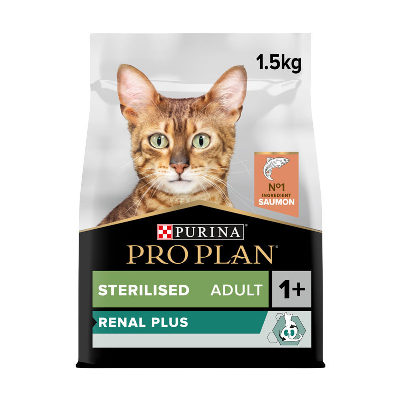 Croquettes chat adulte stérilisé saumon 1,5kgs - PRO PLAN - WCATAFSARI1