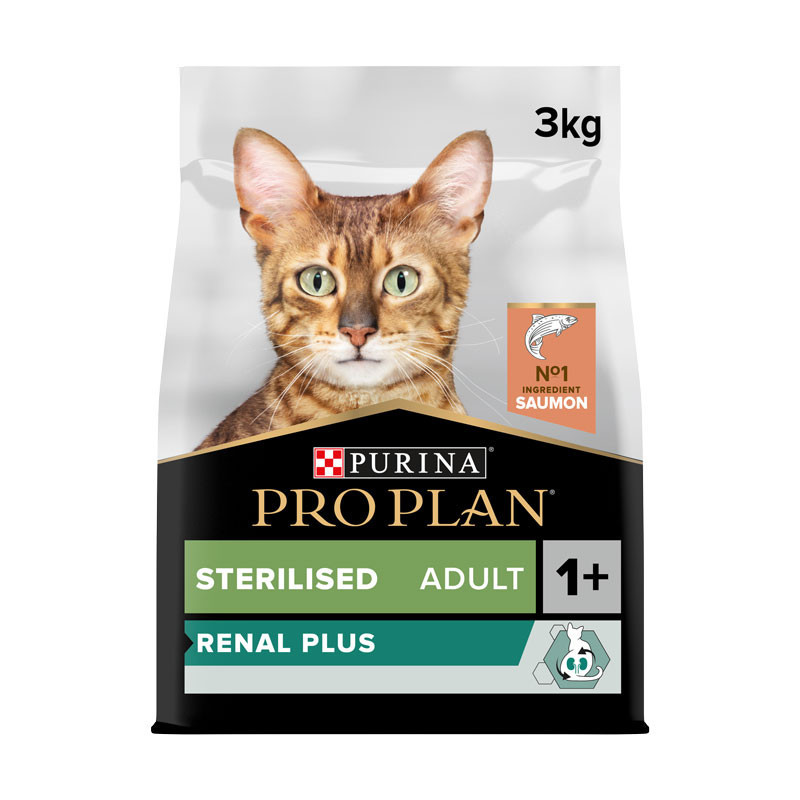 Croquettes chat adulte stérilisé saumon 3kgs - PRO PLAN - WCATAFSARI3