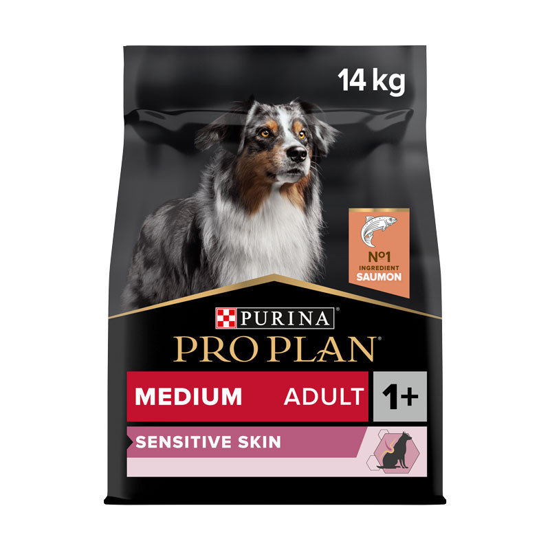 Croquettes chien adulte medium saumon 14kgs - PRO PLAN - WMEDADSA14