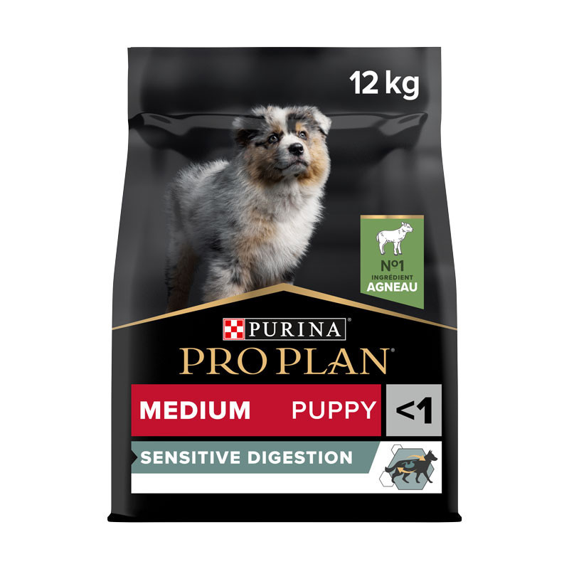 Croquettes chiot medium agneau 12kgs - PRO PLAN - WMEDPUSD12
