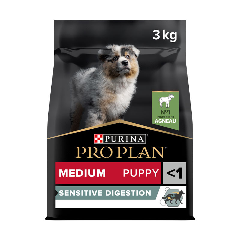 Croquettes chiot medium agneau 3kgs - PRO PLAN - WMEDPUSD3