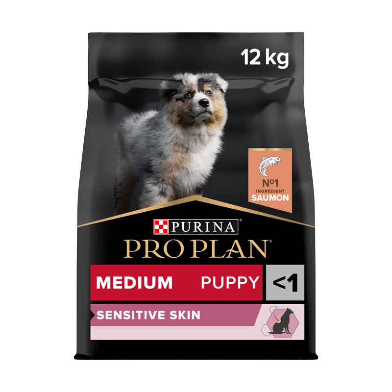Croquettes chiot medium saumon 12kgs - PRO PLAN - WMEDPUSA12