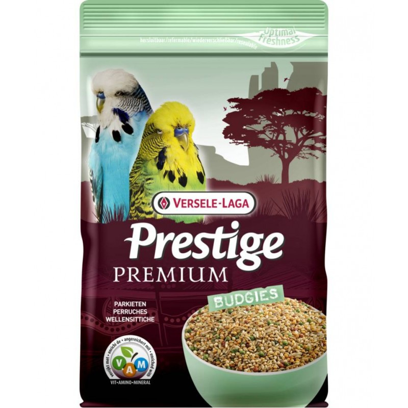 Mélange de graines enrichi en granulés Prestige premium pour perruches 800g - VERSELE LAGA - ONP940