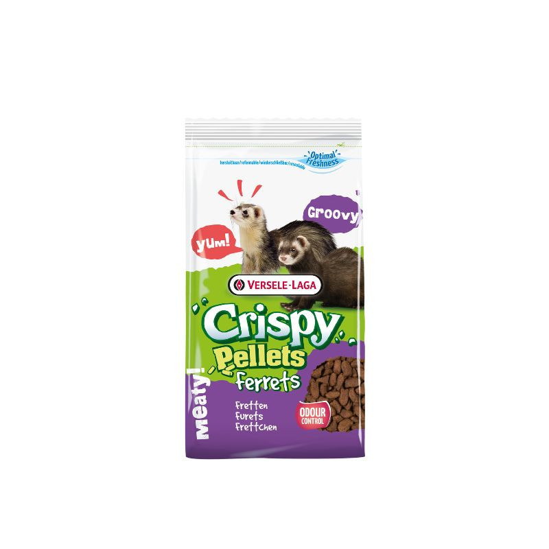 Aliment en granulés Crispy Pellets pour chinchillas & dègues 1Kg - VERSELE LAGA - HAN65