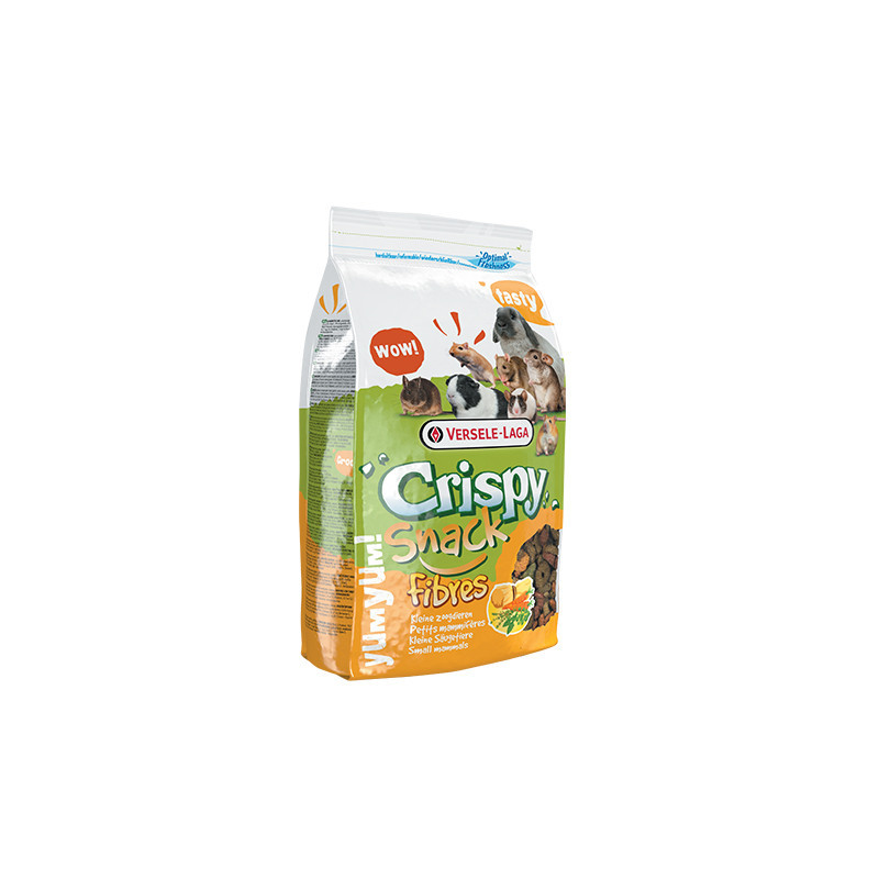 Mélange riche en fibres Crispy pour lapins/cobayes/chinchillas/dègues 650g - VERSELE LAGA - HAN81