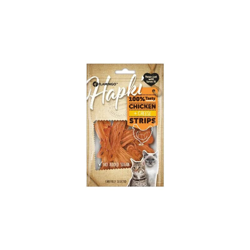 Friandises pour chat Hapki Poulet & Fromage 85g - FLAMINGO - FLA560119