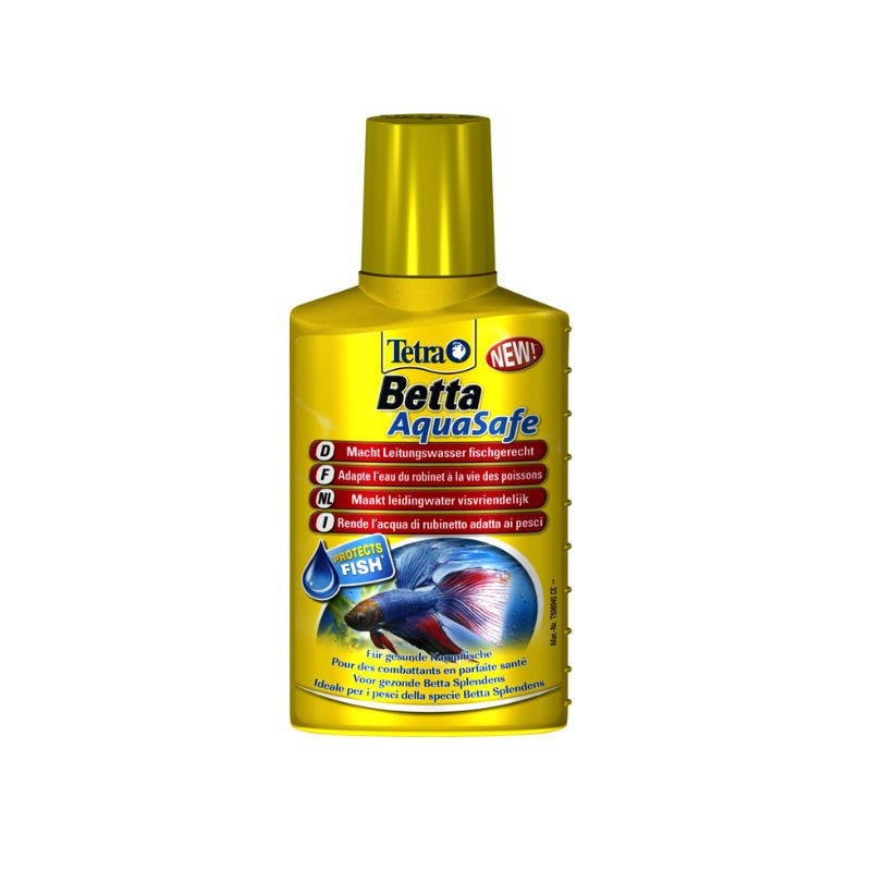 Conditionneur d'eau pour poisson combattant Betta Aquasafe 100mL - TETRAMIN - AQV107