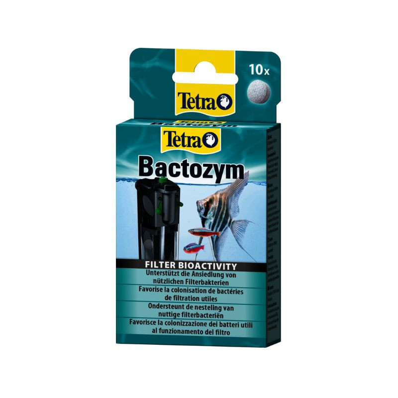 Gélule Bactérie traitement de l'eau Bactozym x10 - TETRAMIN - AQV125
