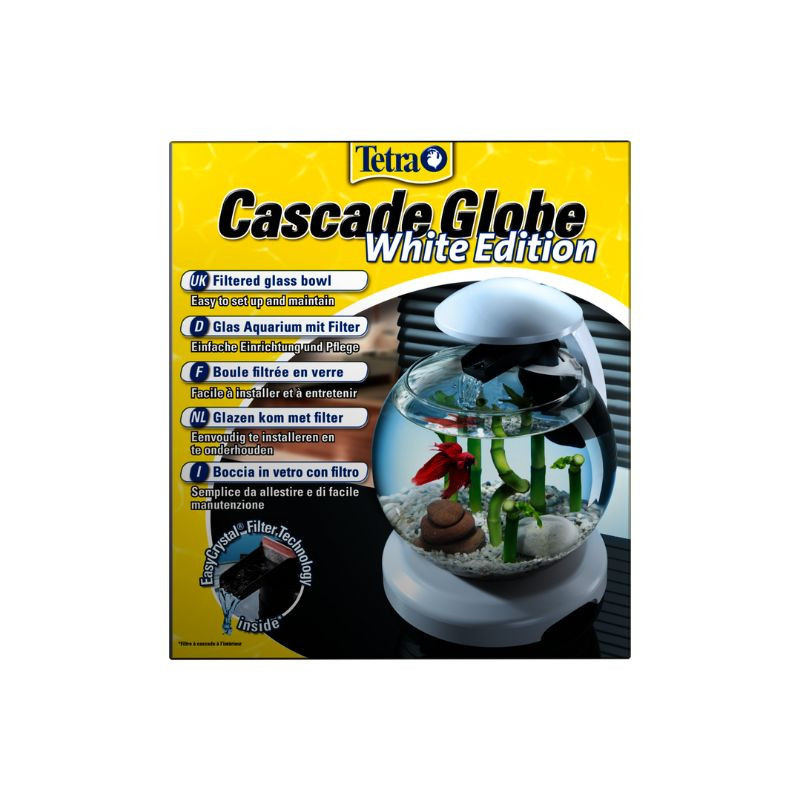Aquarium Cascade Globe 6,8L Blanc - TETRA TECH - AQC60