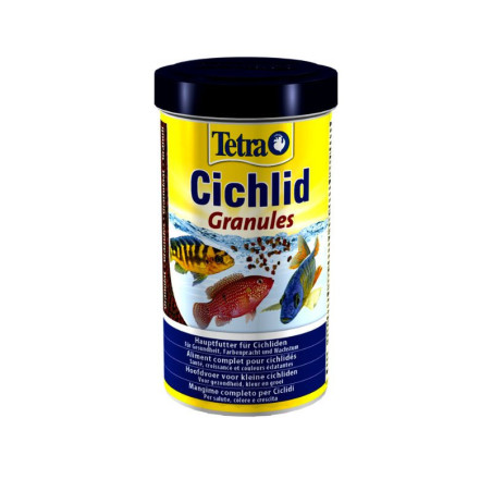 Aliment pour poissons d'ornement Cichlid Granulés 500mL - TETRAMIN - AQN172