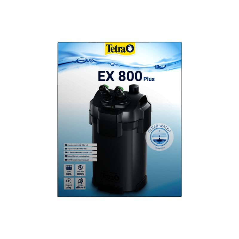 Filtre extérieur EX 800 Plus pour aquarium 100-300L Bleu - TETRA TECH - AQC110