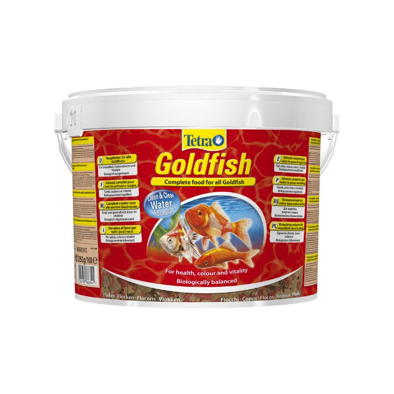 Aliment complet pour poissons rouges GoldFish Flakes 10L - TETRA GOLDFISH - AQN320