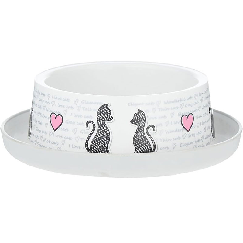 Ecuelle pour chat small cats in love 350mL - MODERNA - MOD-H131-CAT