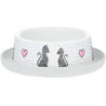 Ecuelle pour chat small cats in love 350mL - MODERNA - MOD-H131-CAT