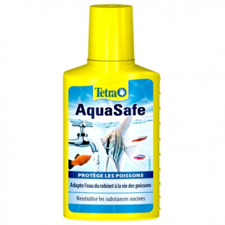 Conditionneur d'eau aquarium aquasafe 100mL - TETRAMIN - AQV9
