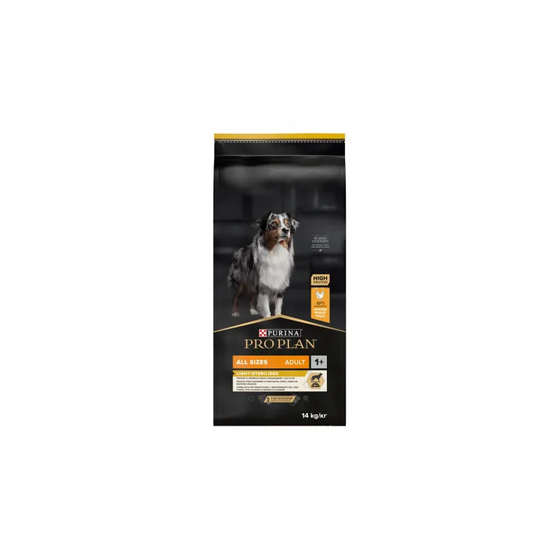 Croquettes chien adulte all size stérilisé poulet 14kg - PRO PLAN - WASLIGHT14