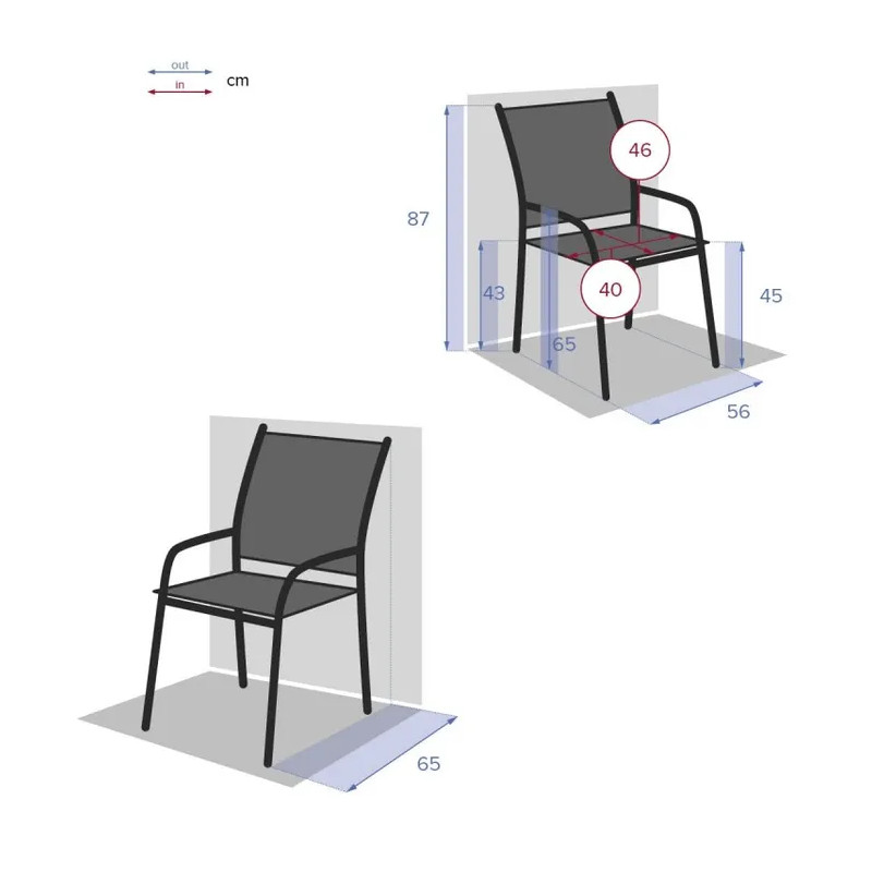 FAUTEUIL PIAZZA CANARD/GRIS