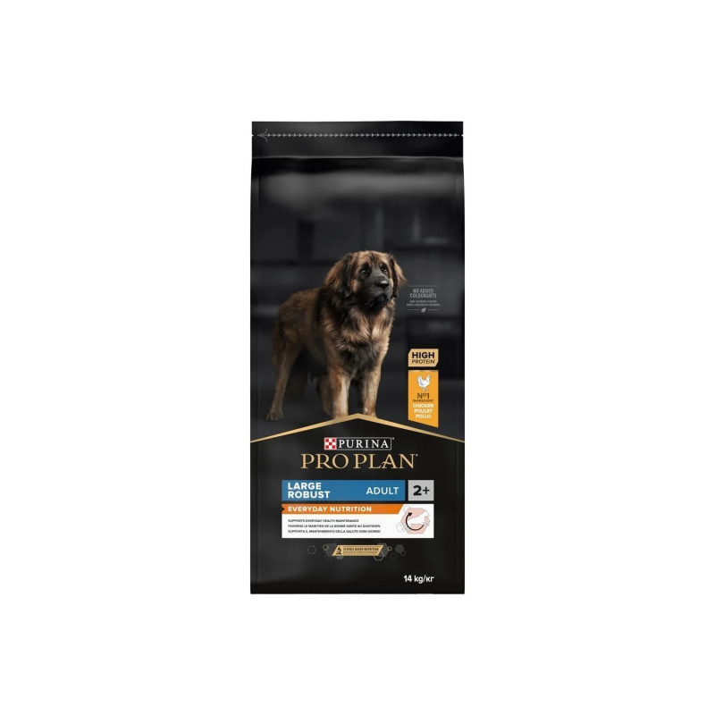 Croquettes chien adulte large robust poulet 14kgs - PRO PLAN - WLRADOR14
