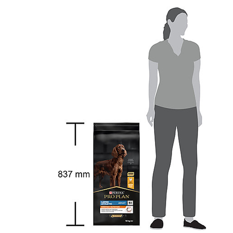 Croquettes chien adulte large athletic poulet 14kgs - PRO PLAN - WLAADOR14