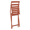 Chaise de jardin pliante Greensboro Ambre