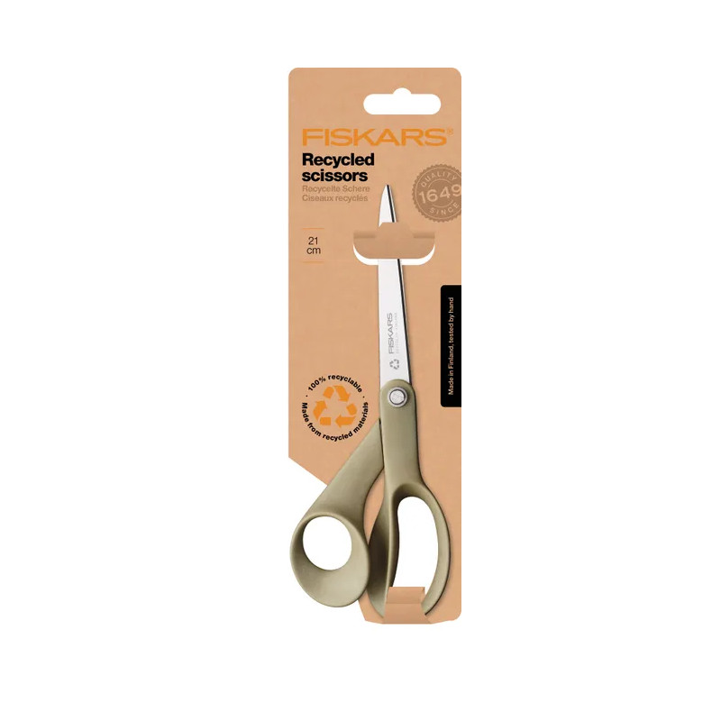 Ciseaux droitiers universels recyclés ReNew 21 cm