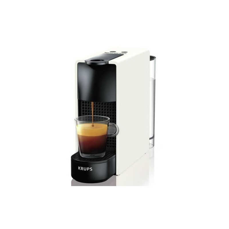Machine à café Nespresso Essenza Mini Pure 1200W blanc - KRUPS - YY2912FD