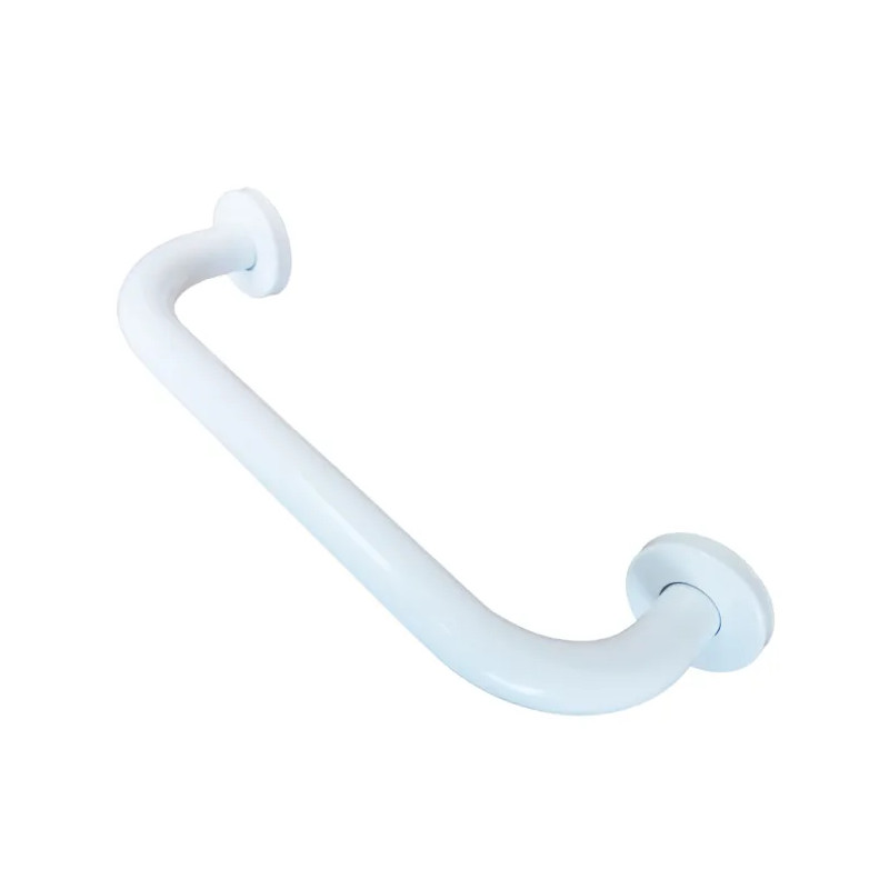 Barre d'appui à fixer acier inoxydable blanc 30 cm