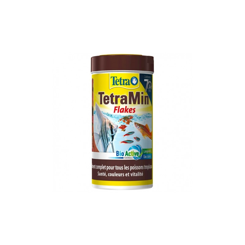 Aliment complet pour poissons Flakes 500mL - TETRAMIN - AQN43