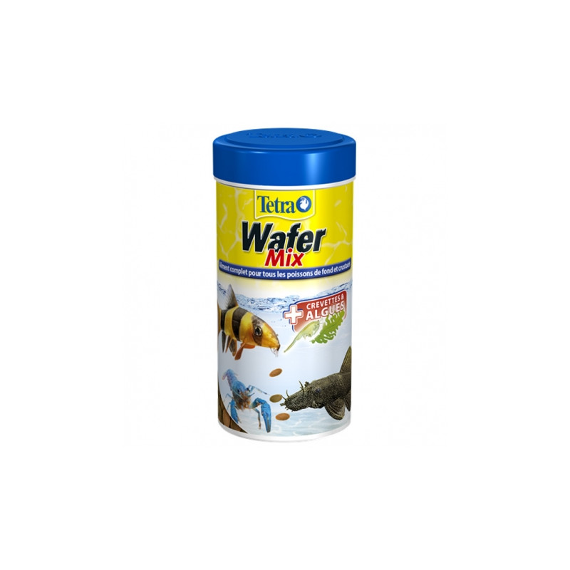 Nourriture pour poissons & crabes carnivores & herbivore Wafermix 100mL - TETRAMIN - AQN301